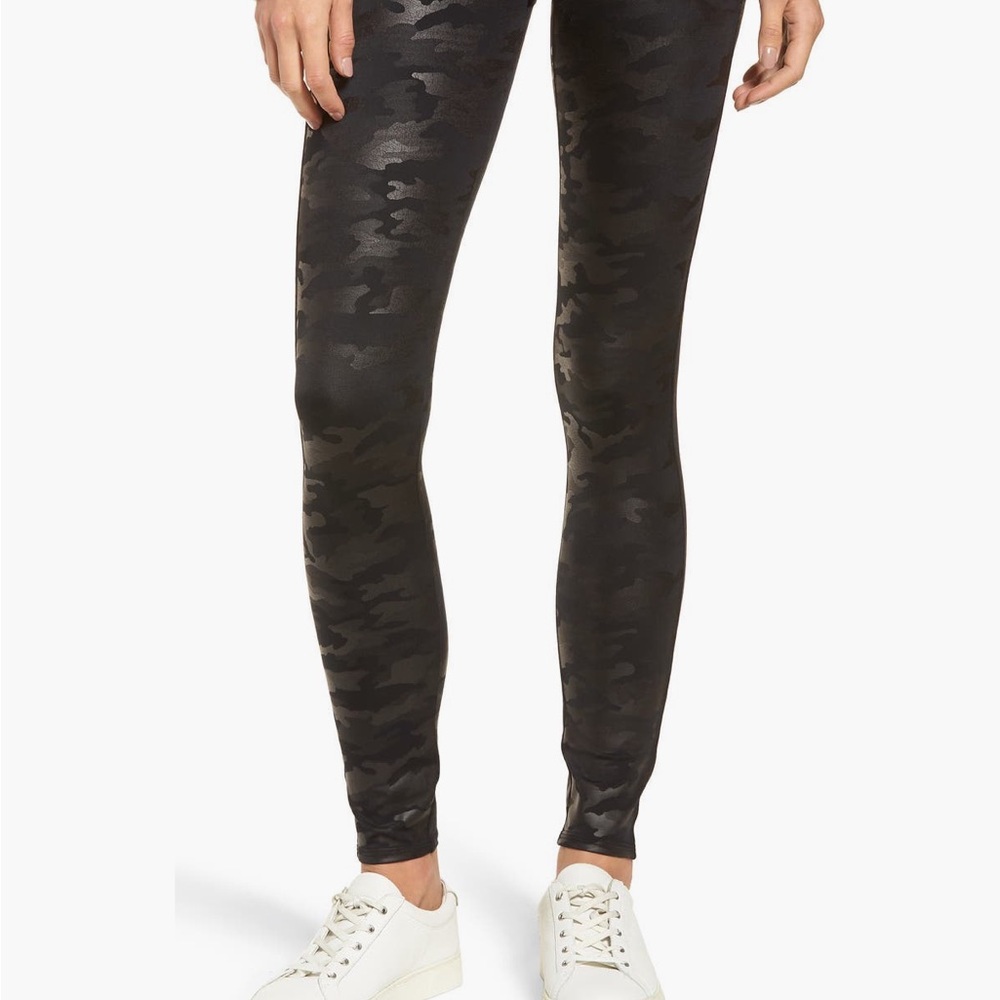 SPANX Black Velvet Leggings